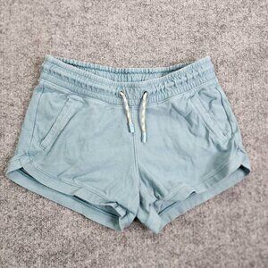Athleta Girl‎ All Play Farallon Shorts Grotto Blue Pull On Pockets Size L 12